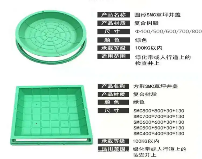 贵溪树脂复合种植井盖展示